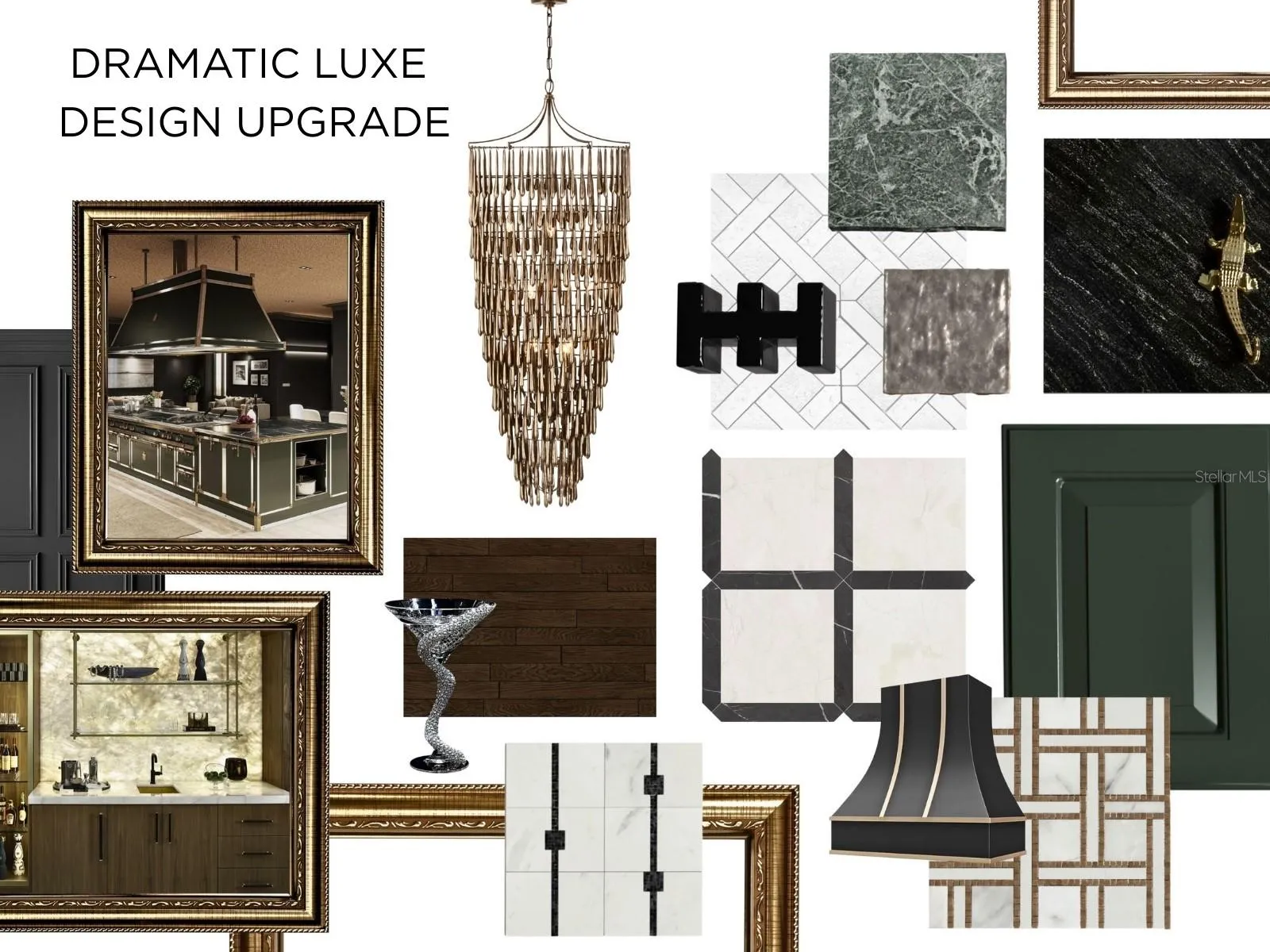 Dramatic Luxe Design Board