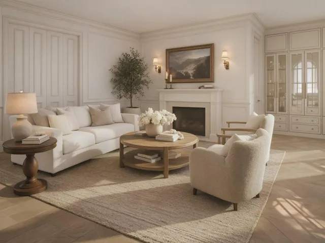 AI Rendered Living Room