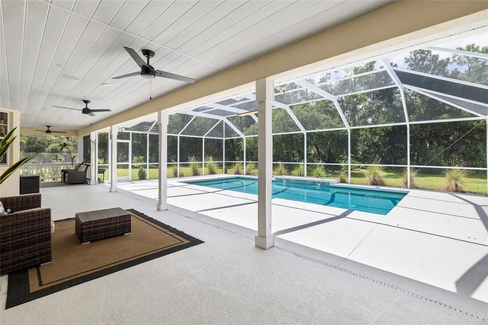 Pool area - view from primary bedroom