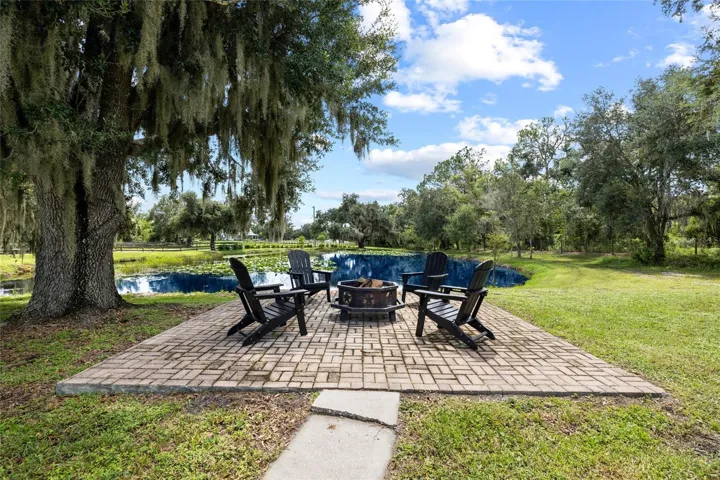 Fully Stocked - private pond with patio and firepit.