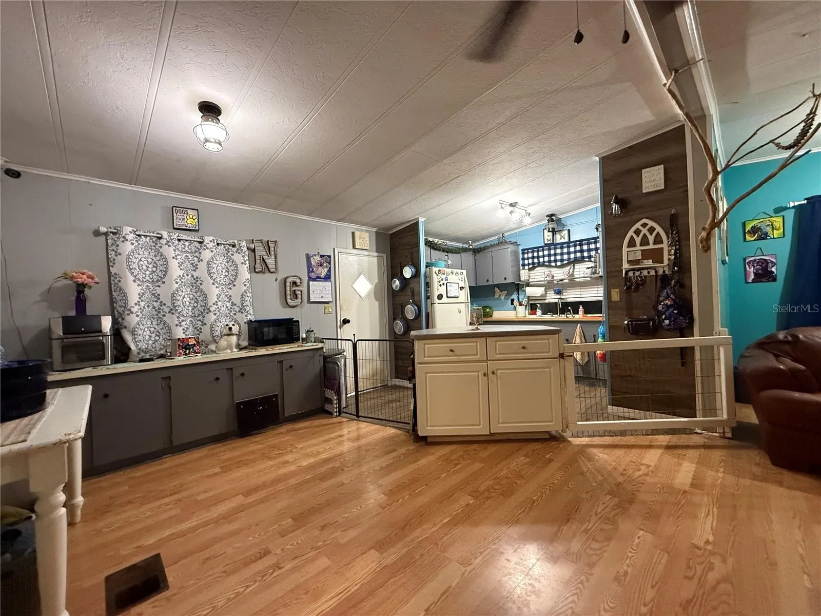 DINING ROOM & KITCHEN VIEW FROM HALLWAY