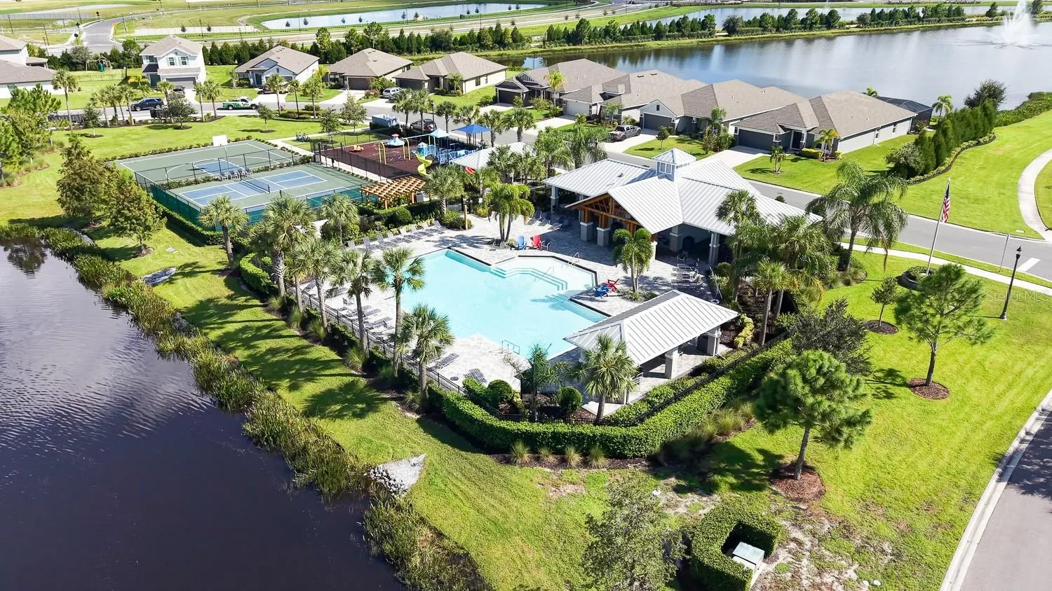 Community Pool, Playground, Tennis, Pickle Ball, Basketball Entertainment Area and More...