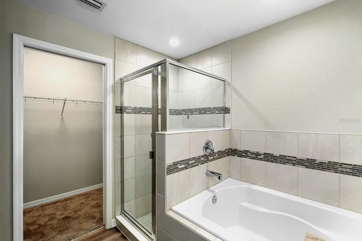 Master Bath and Walk In Closet