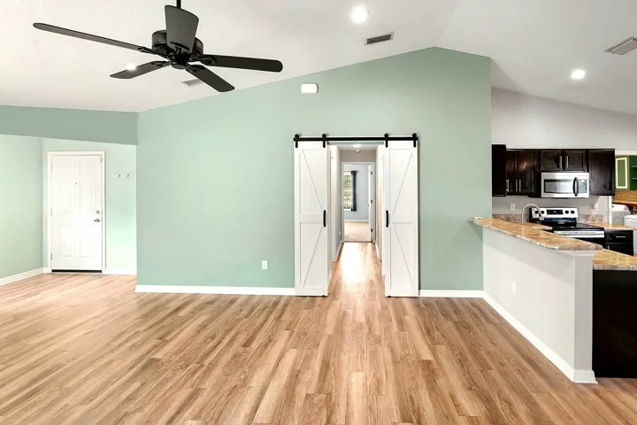 Kitchen and Living Room