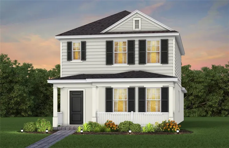 Exterior Design. Artistic rendering for this new construction home. Pictures are for illustrative purposes only. Elevations, colors and options may vary.