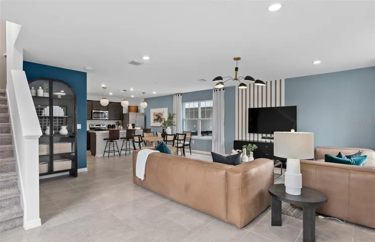 Model Home Design Only. Pictures and furnishings are for illustrative purposes only. Elevations, colors and options may vary. Furniture is for model home staging only.