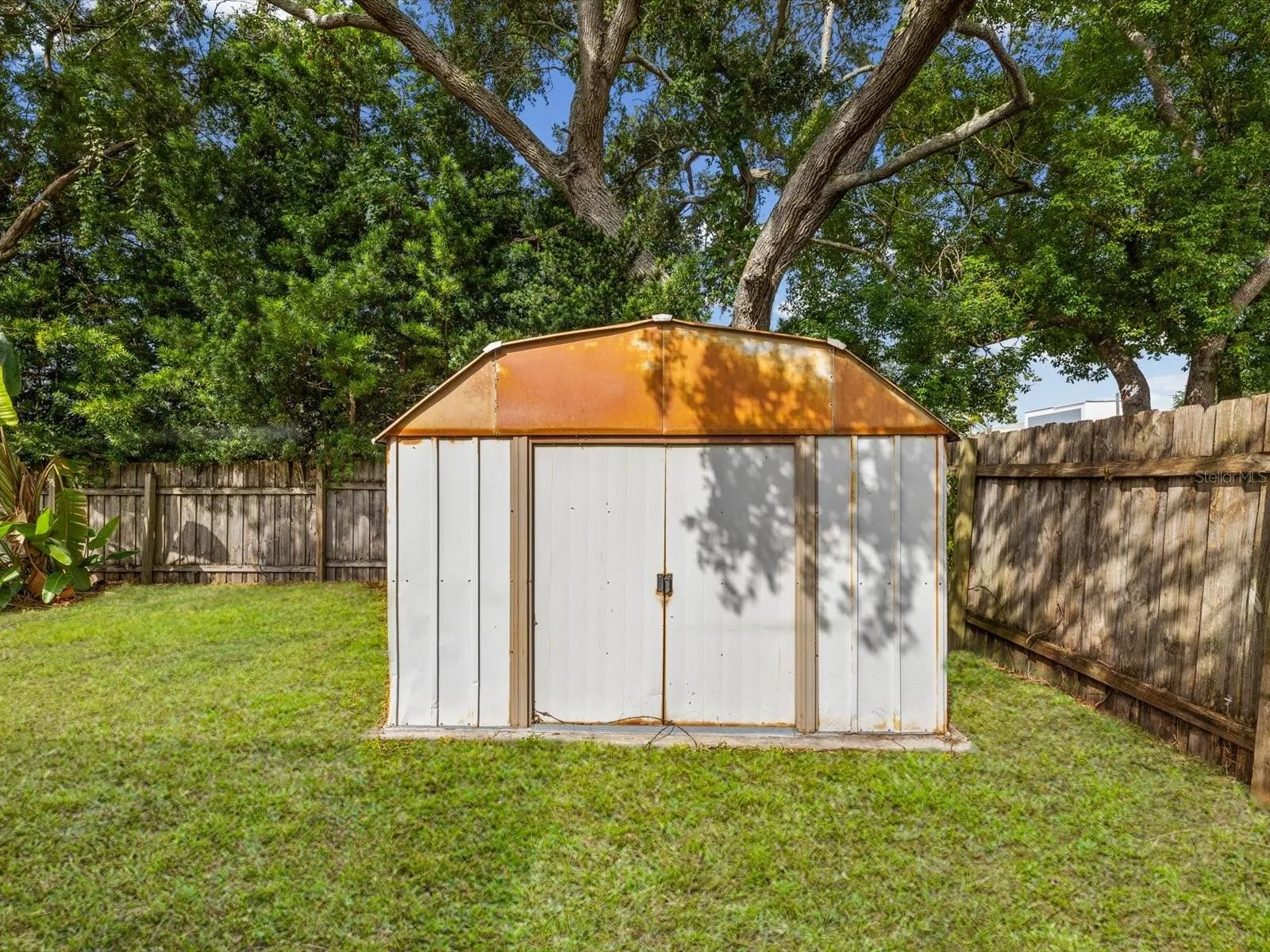 Shed included