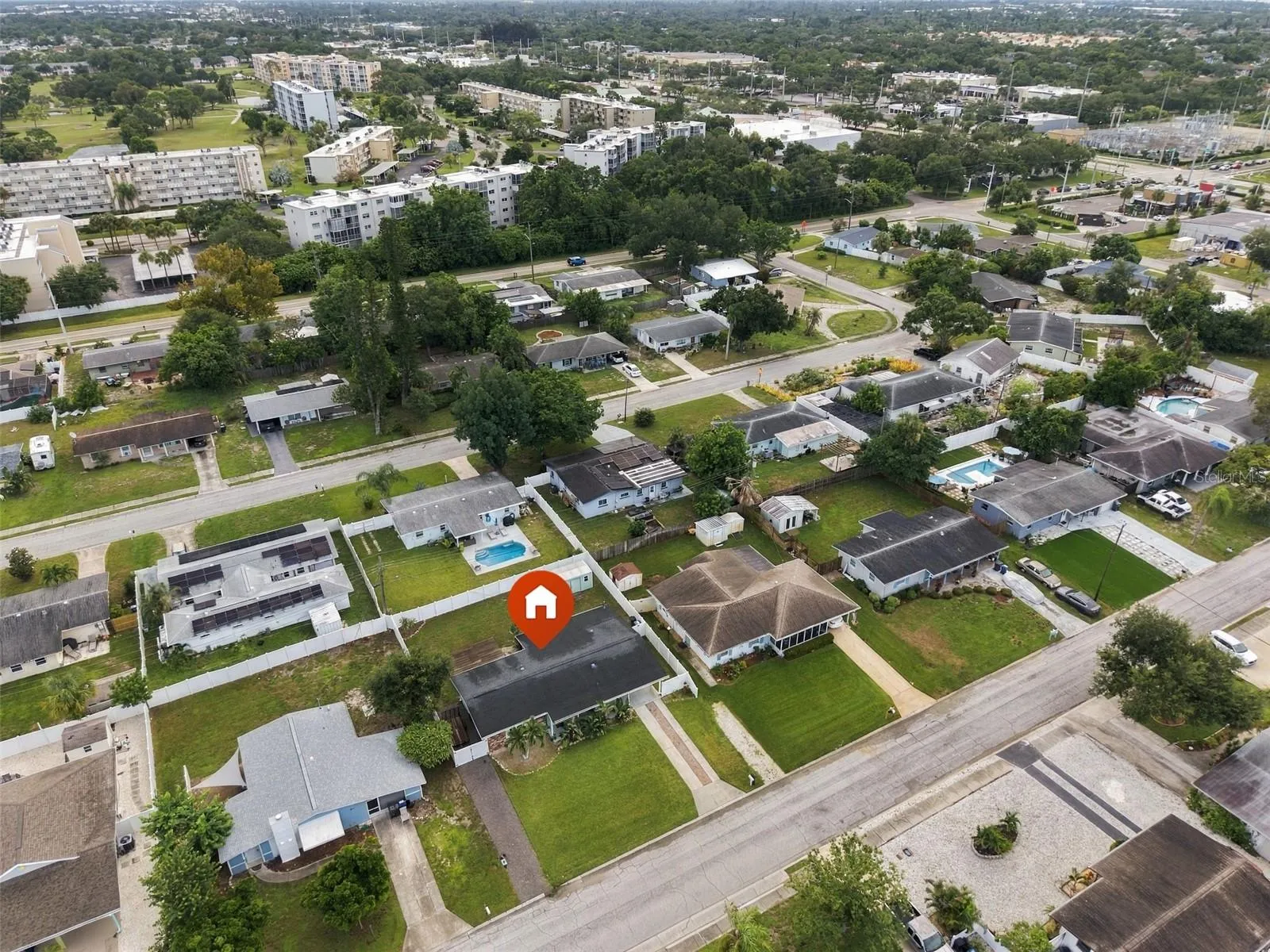 Aerial view.