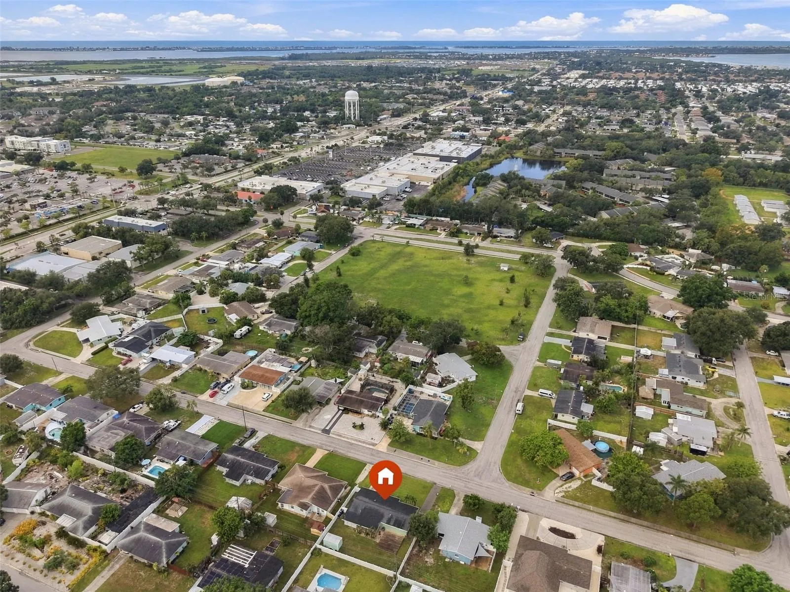 Aerial view.
