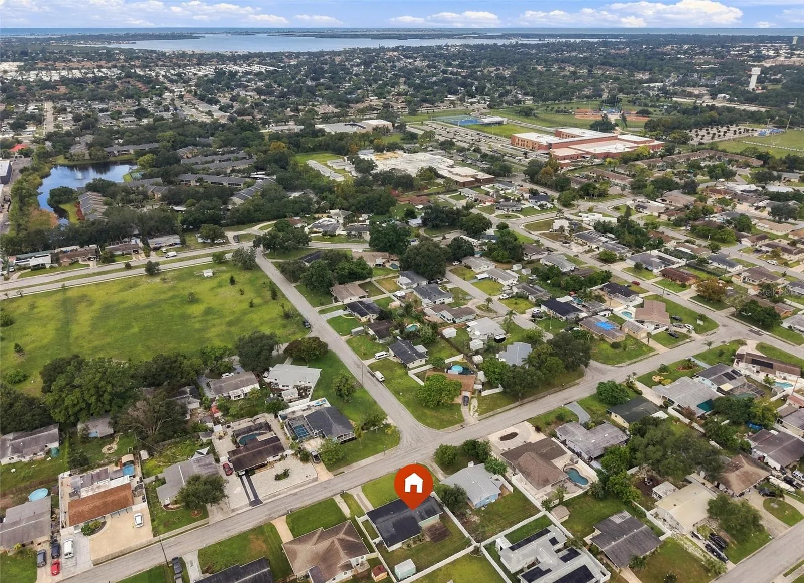 Aerial view.