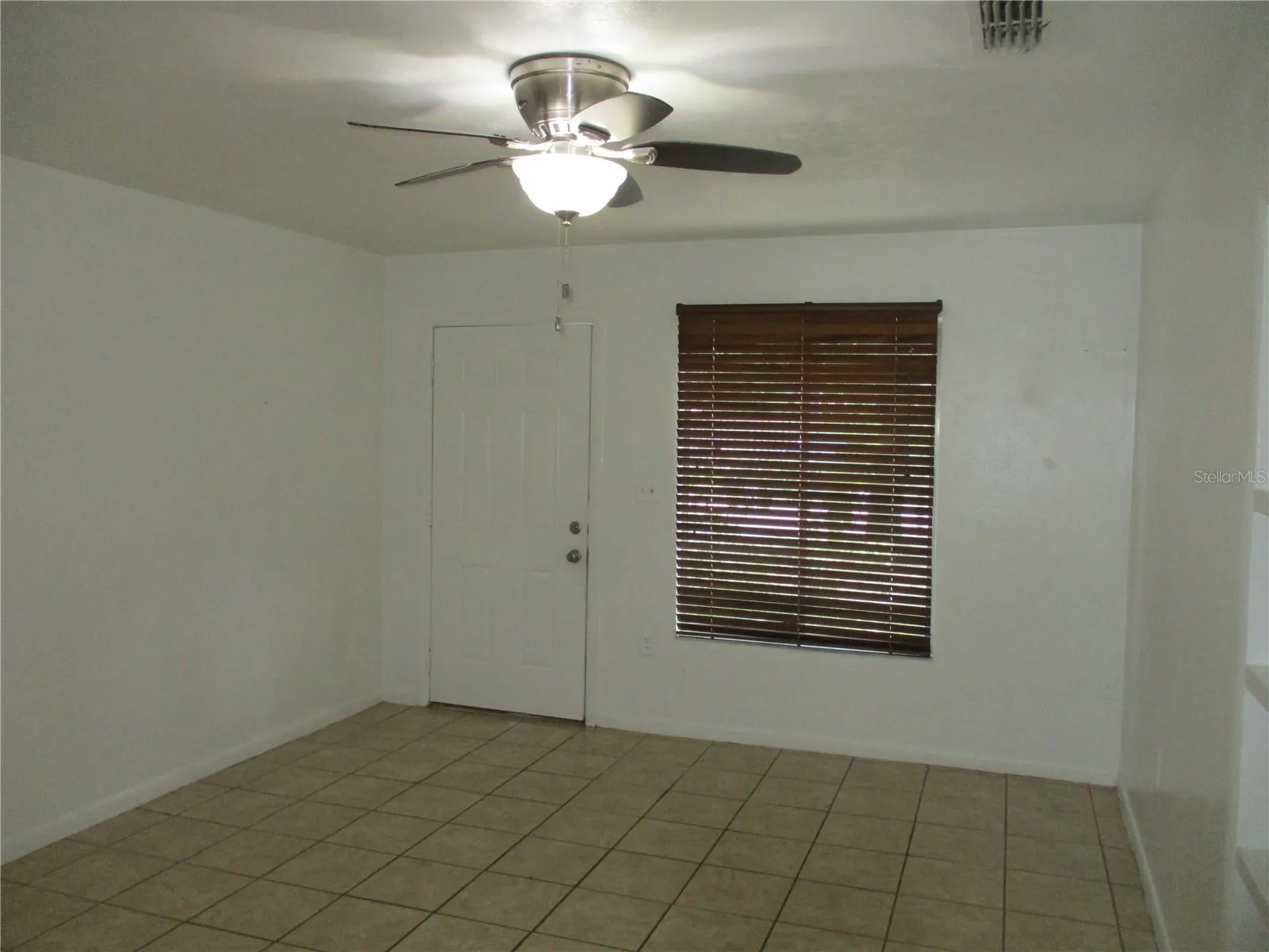 View to front door