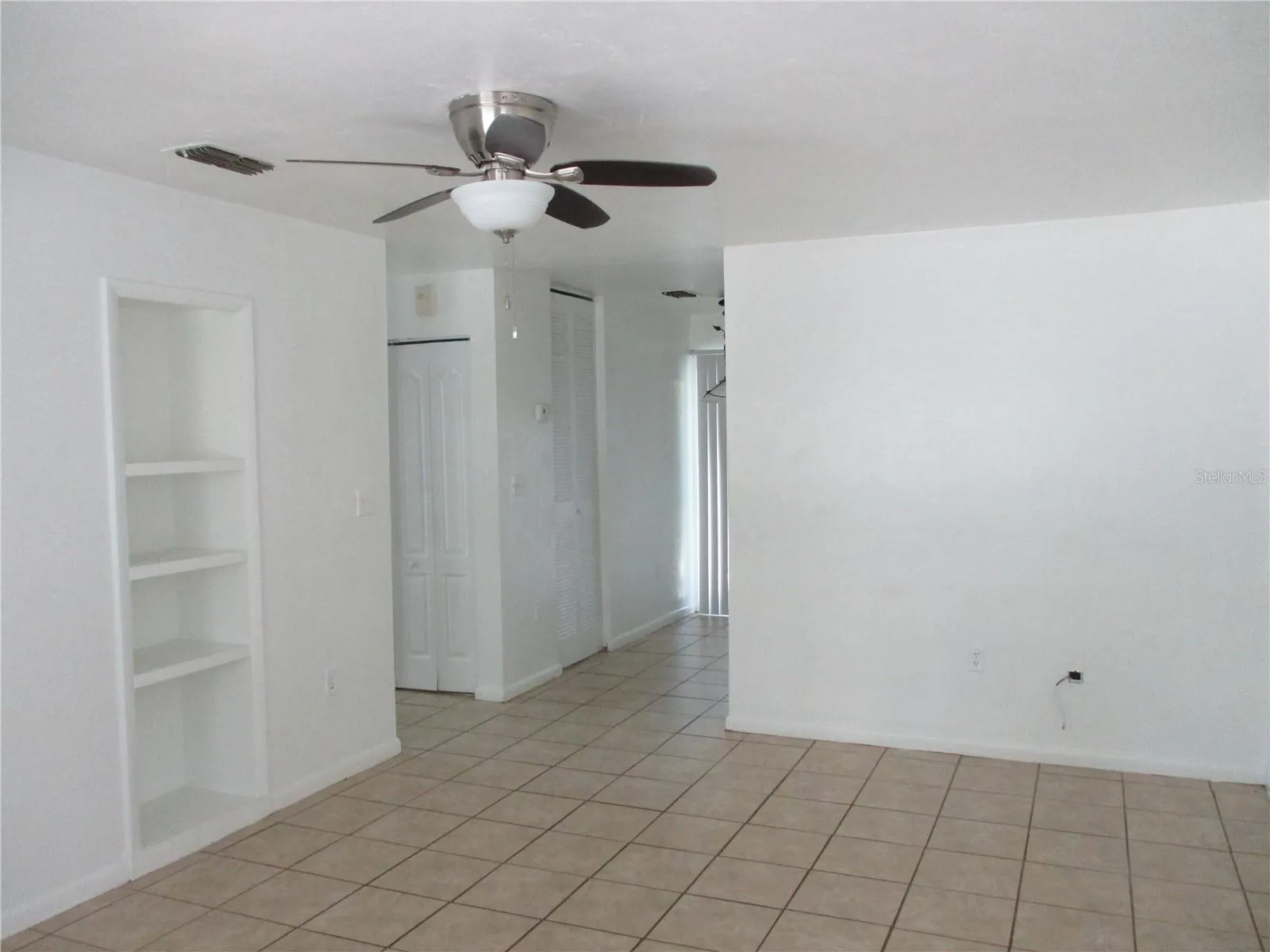 Open living/dining area