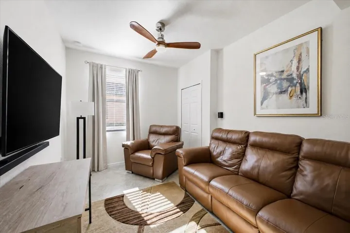 Media Room with reclining seating.