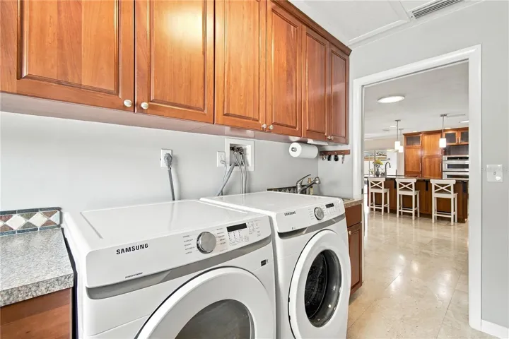 Large laundry room