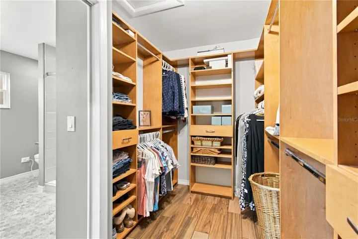 Custom build master closet