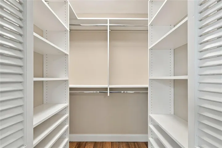 Bedroom two custom closet