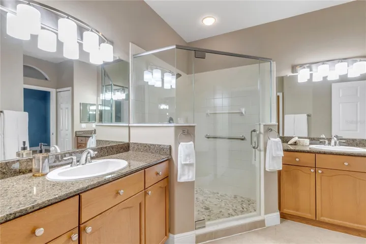 his and hers vanities in primary bath