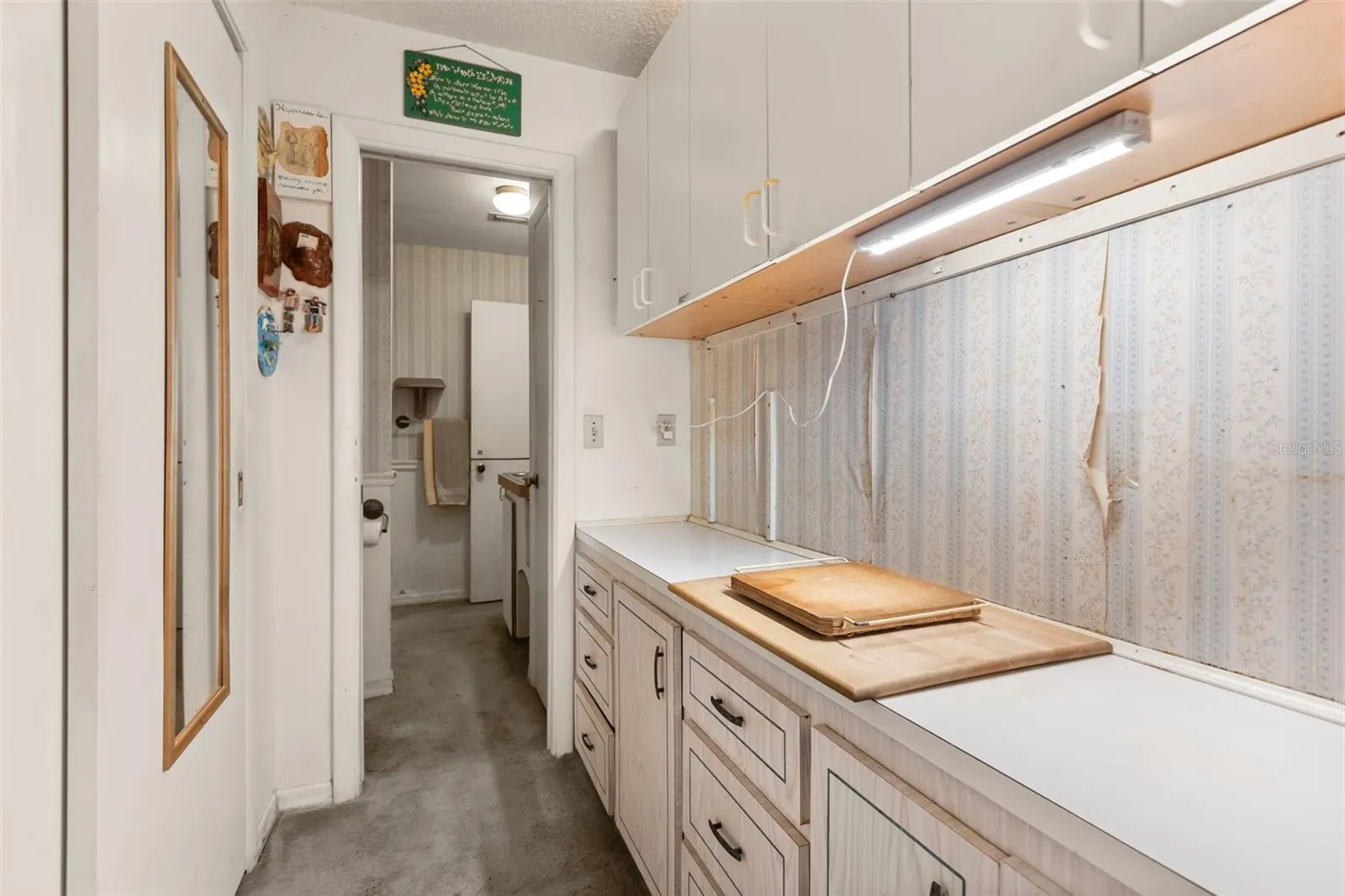 Upstairs butler's pantry.