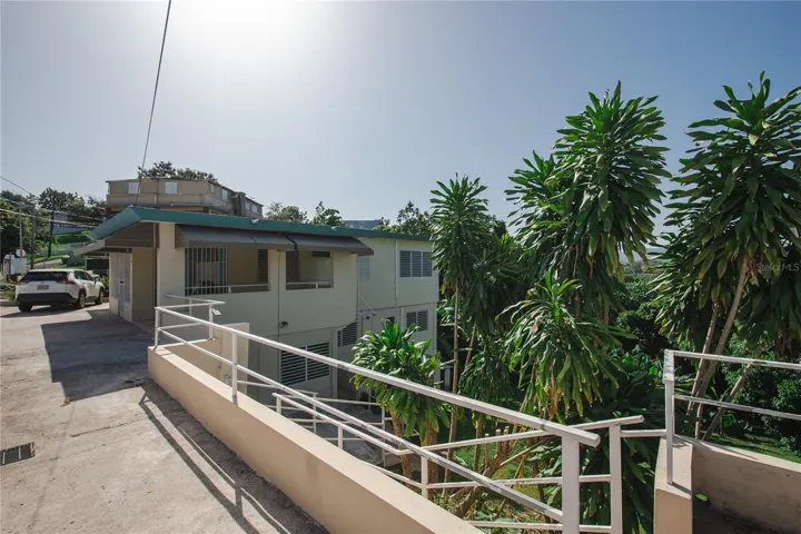 Outdoor  Terrace and Carport Area.