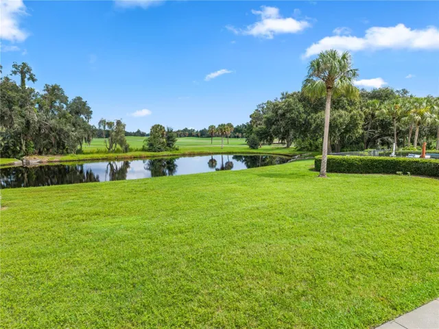 View directly behind the villa