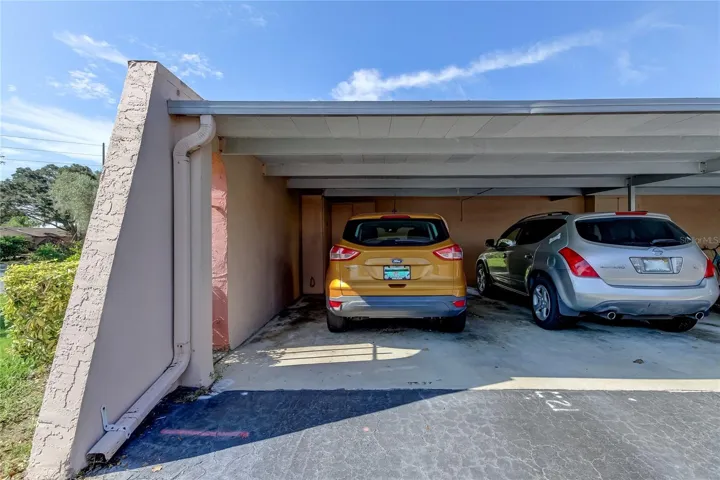 Designated Carport Parking Space