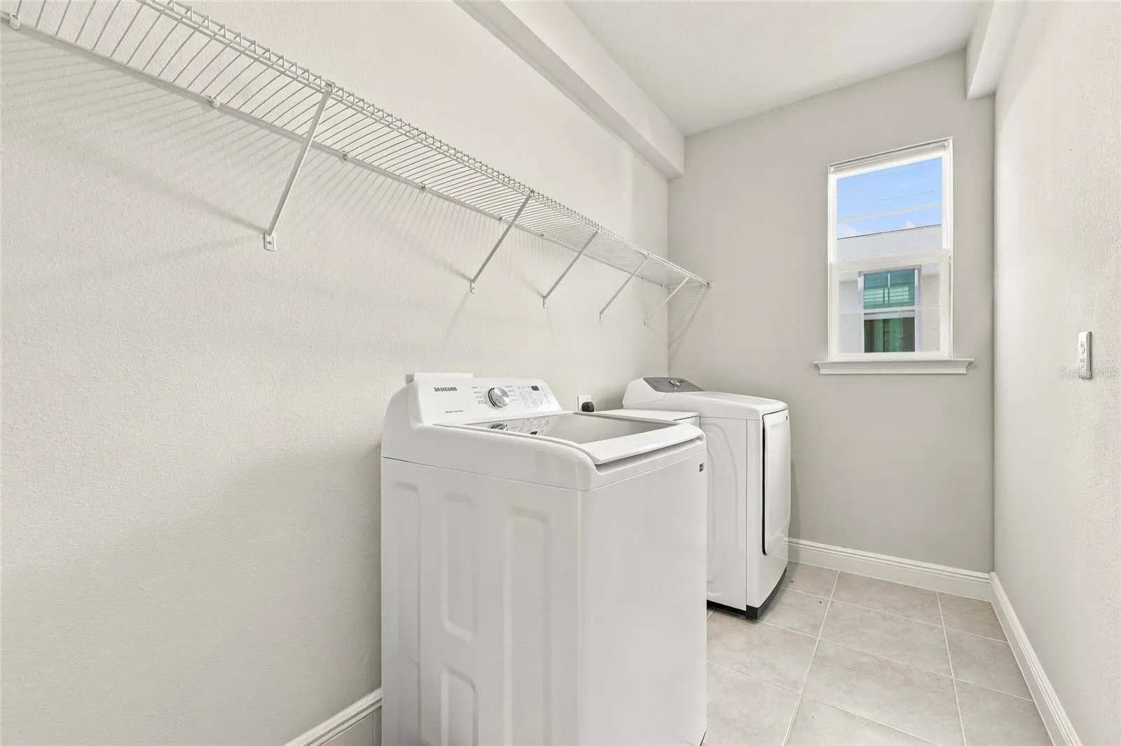 Generous Laundry Space