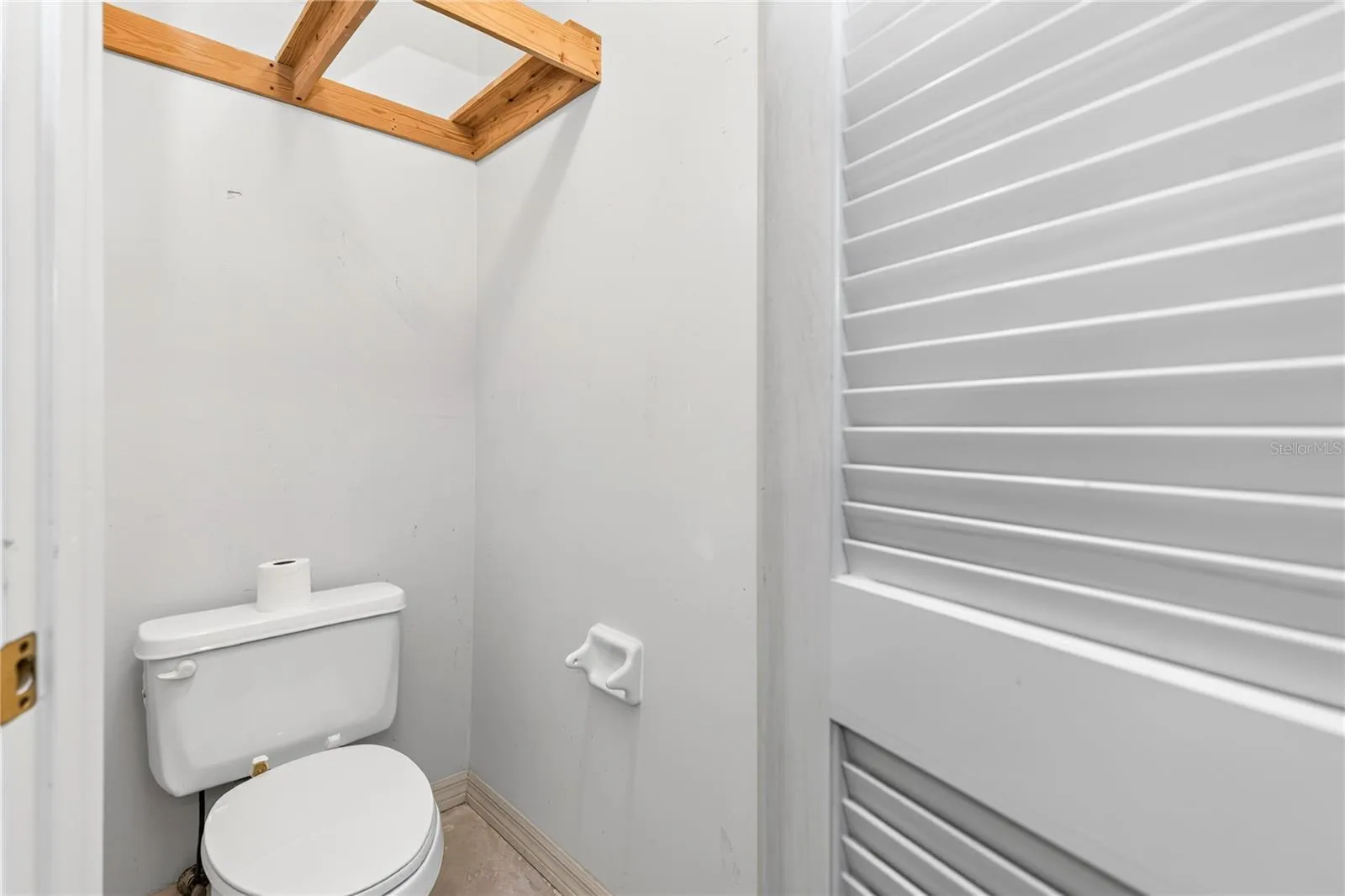 Extra bathroom in garage