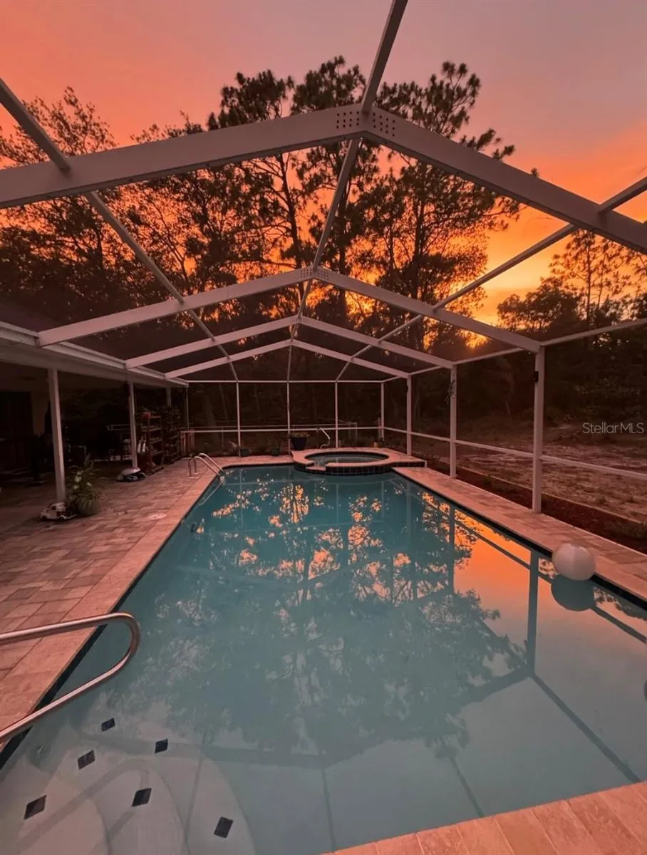Pool at Sunset