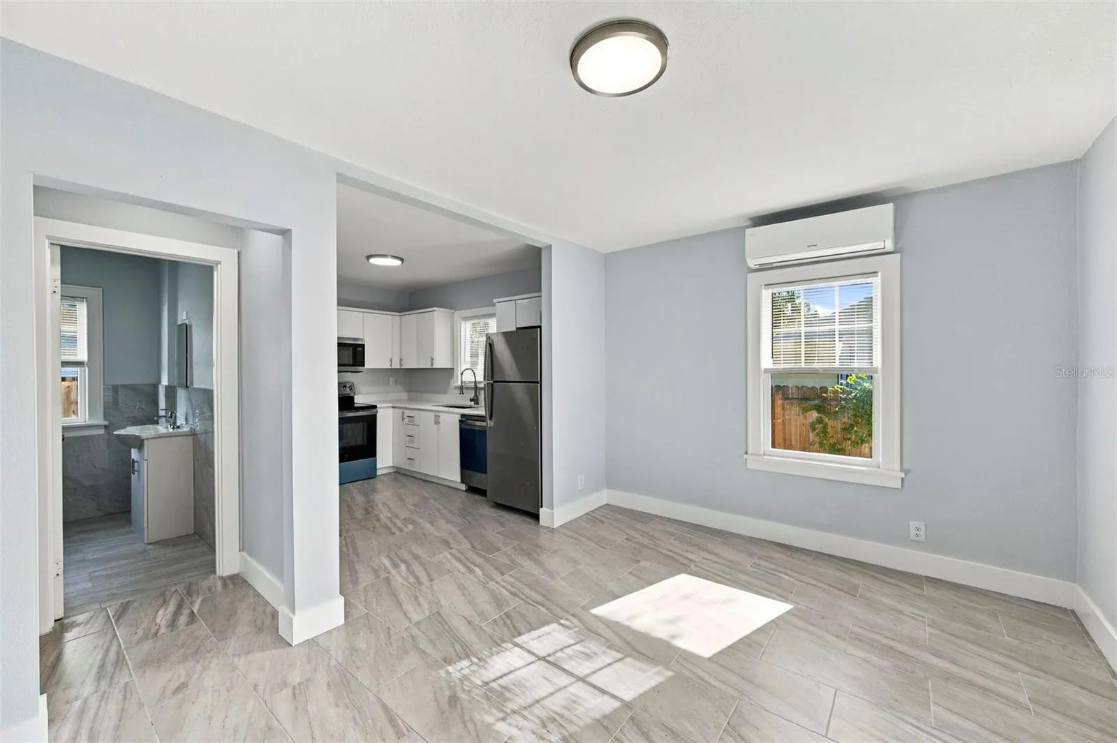 Front residence – remodeled living area