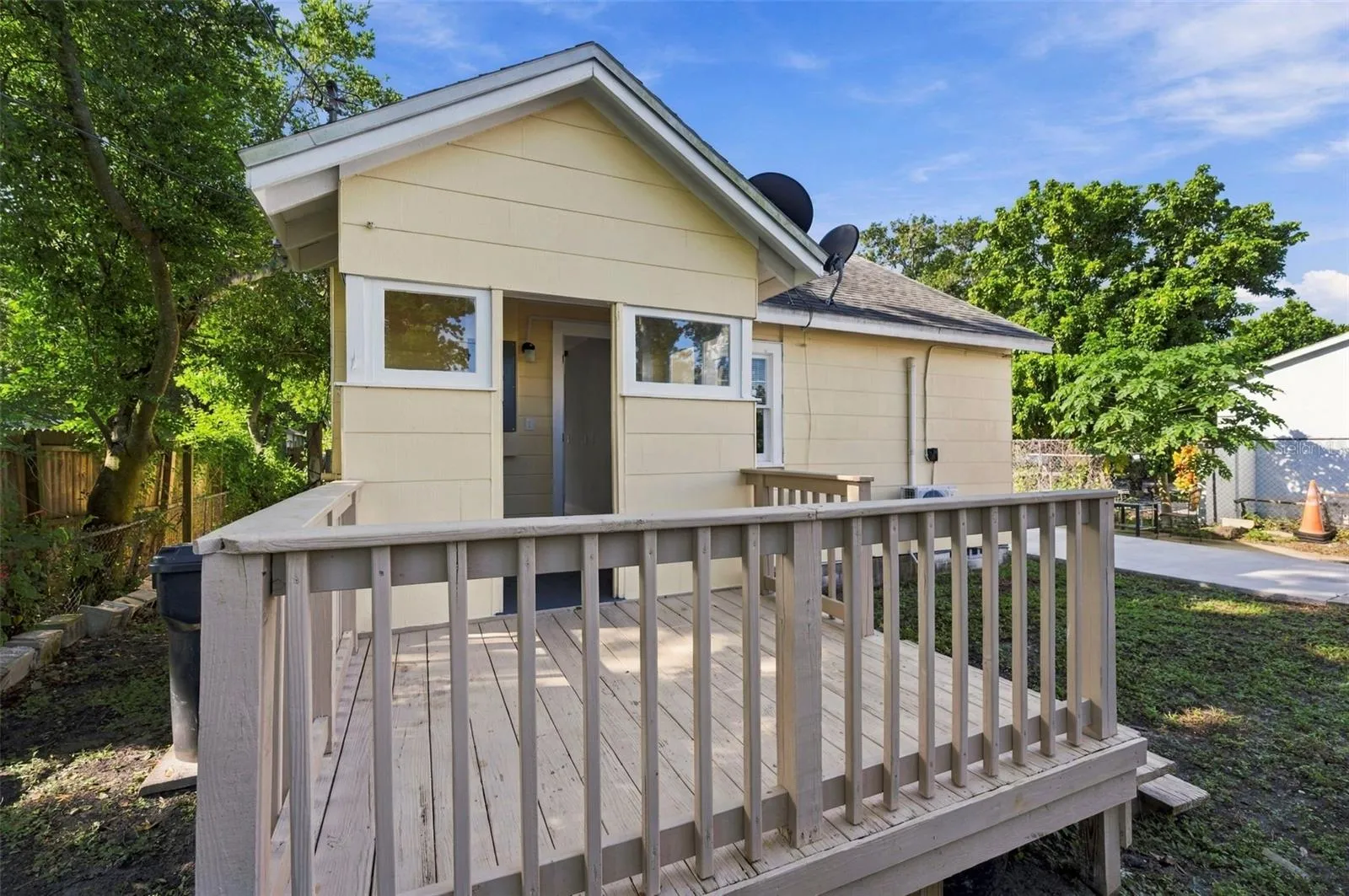 Front residence – back deck