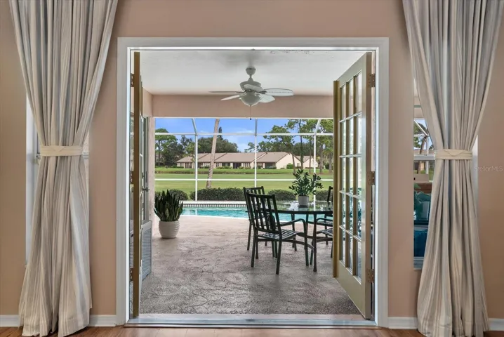 French Doors to Pool Area