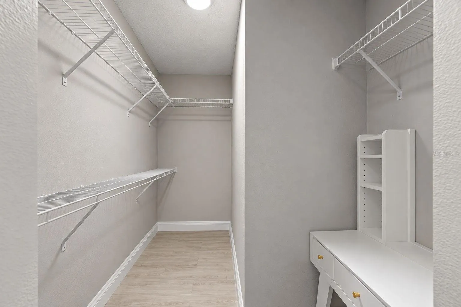 Primary closet