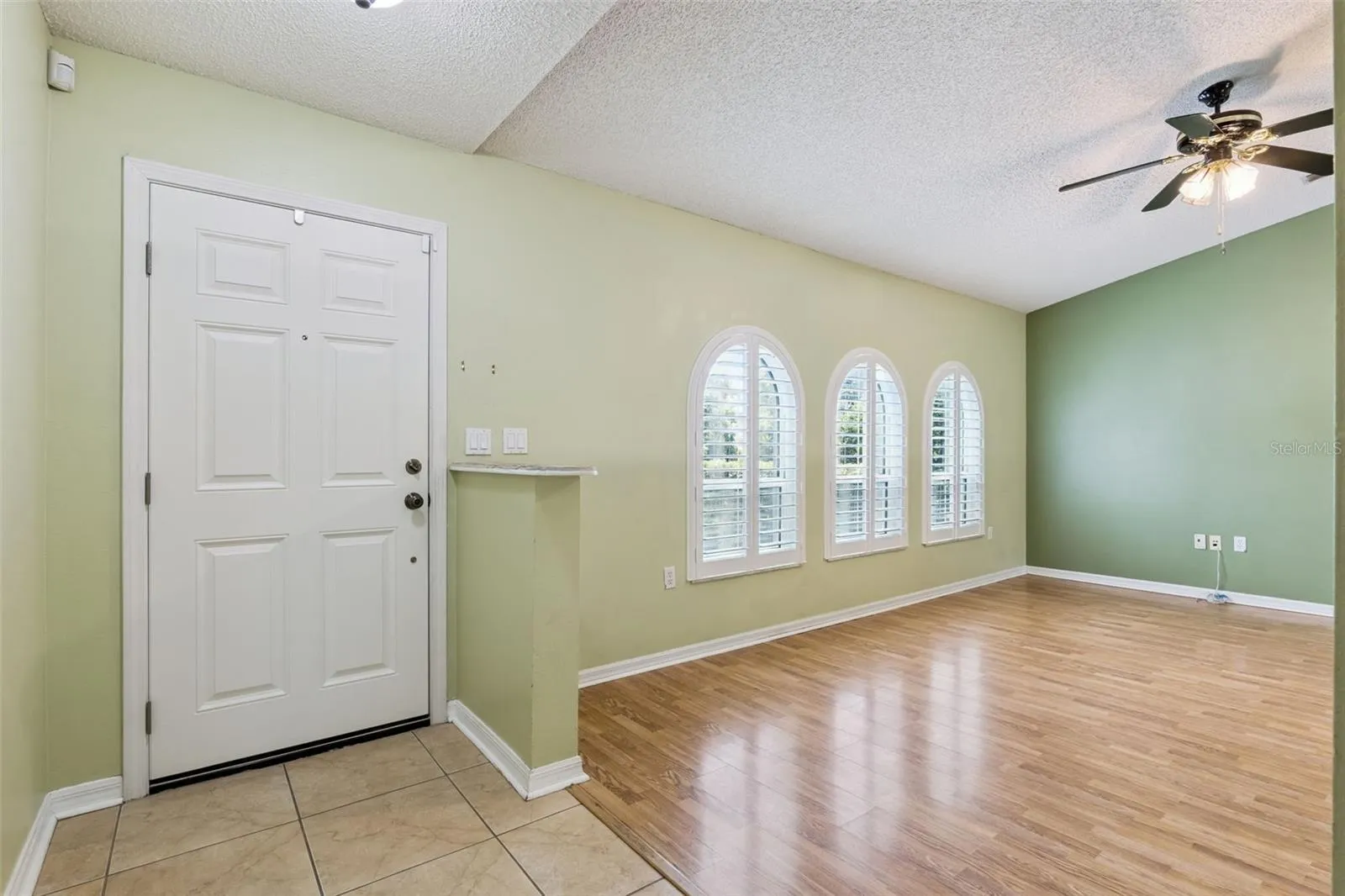 Foyer and Living Room