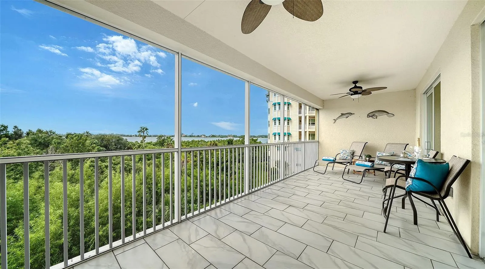 Huge screened outdoor lanai