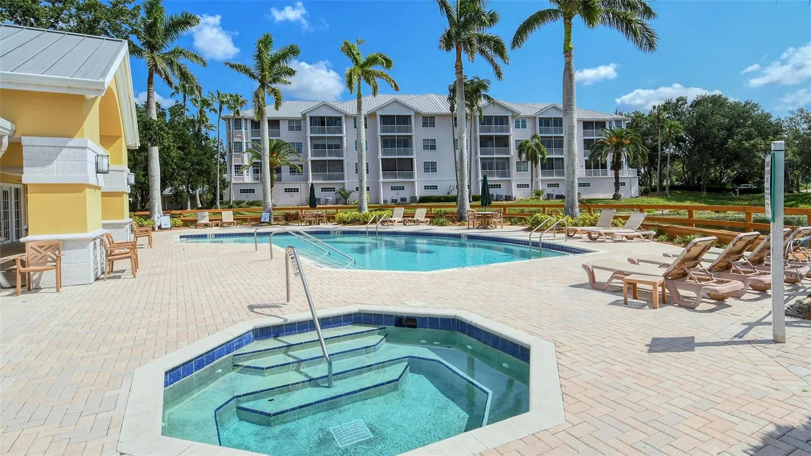Heated pool and spa