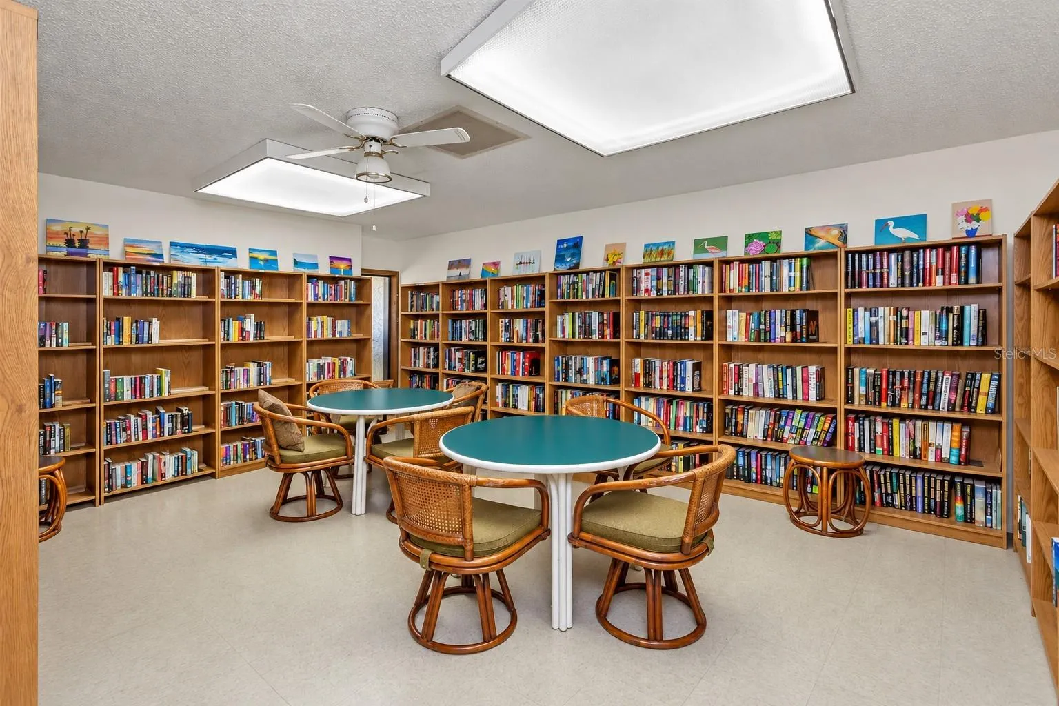 Library in the Clubhouse