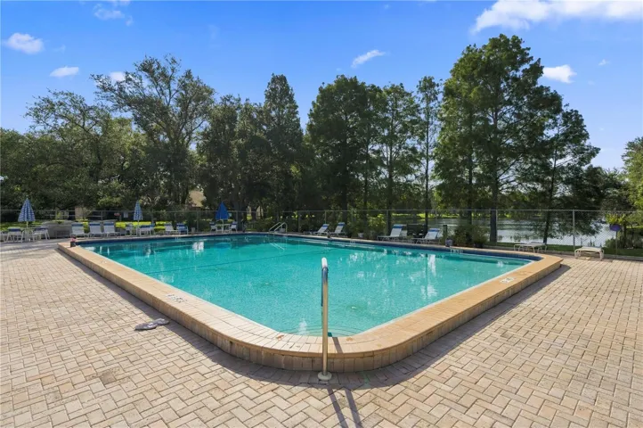 Pool overlooking the Lake