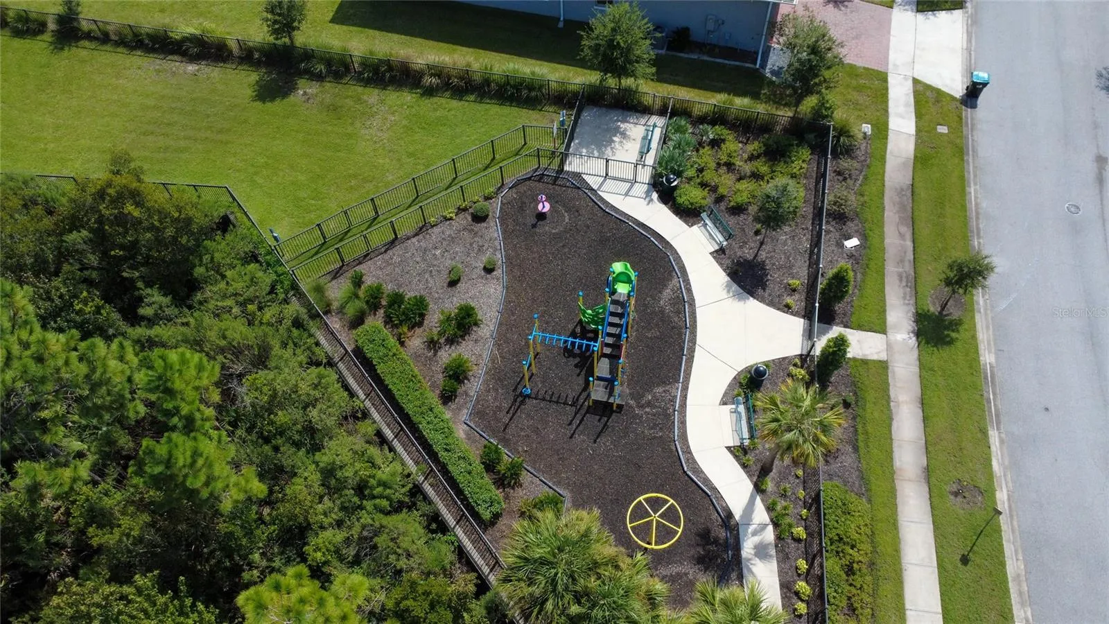 AERIAL OF COMMUNITY PLAYGROUND & DOGPARK