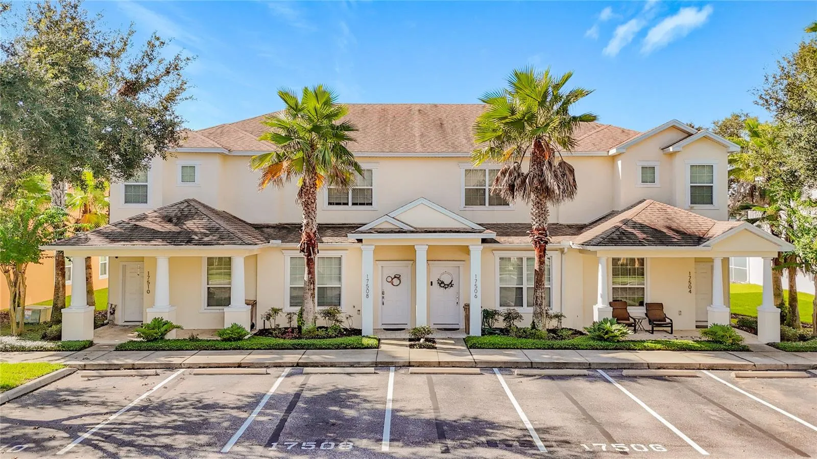 Front Exterior — Attractive townhome in Serenity at Silver Creek, ideally positioned within this popular vacation-home community.