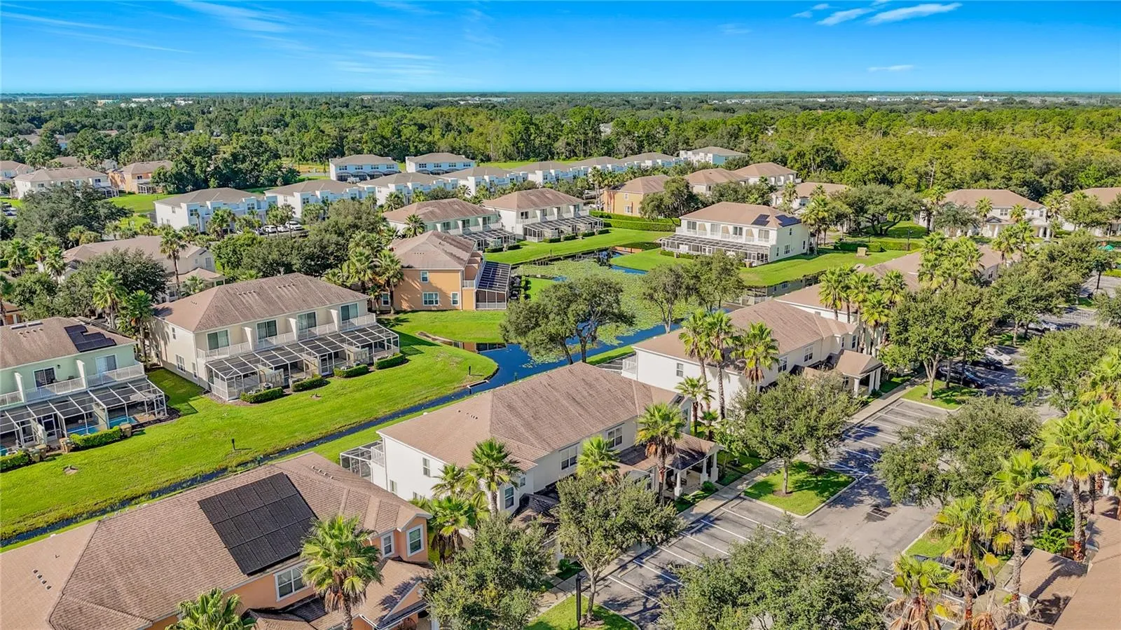 Community Aerial — Serenity at Silver Creek offers a convenient Clermont location just minutes from the Disney-area attractions, shopping, dining, and major roadways