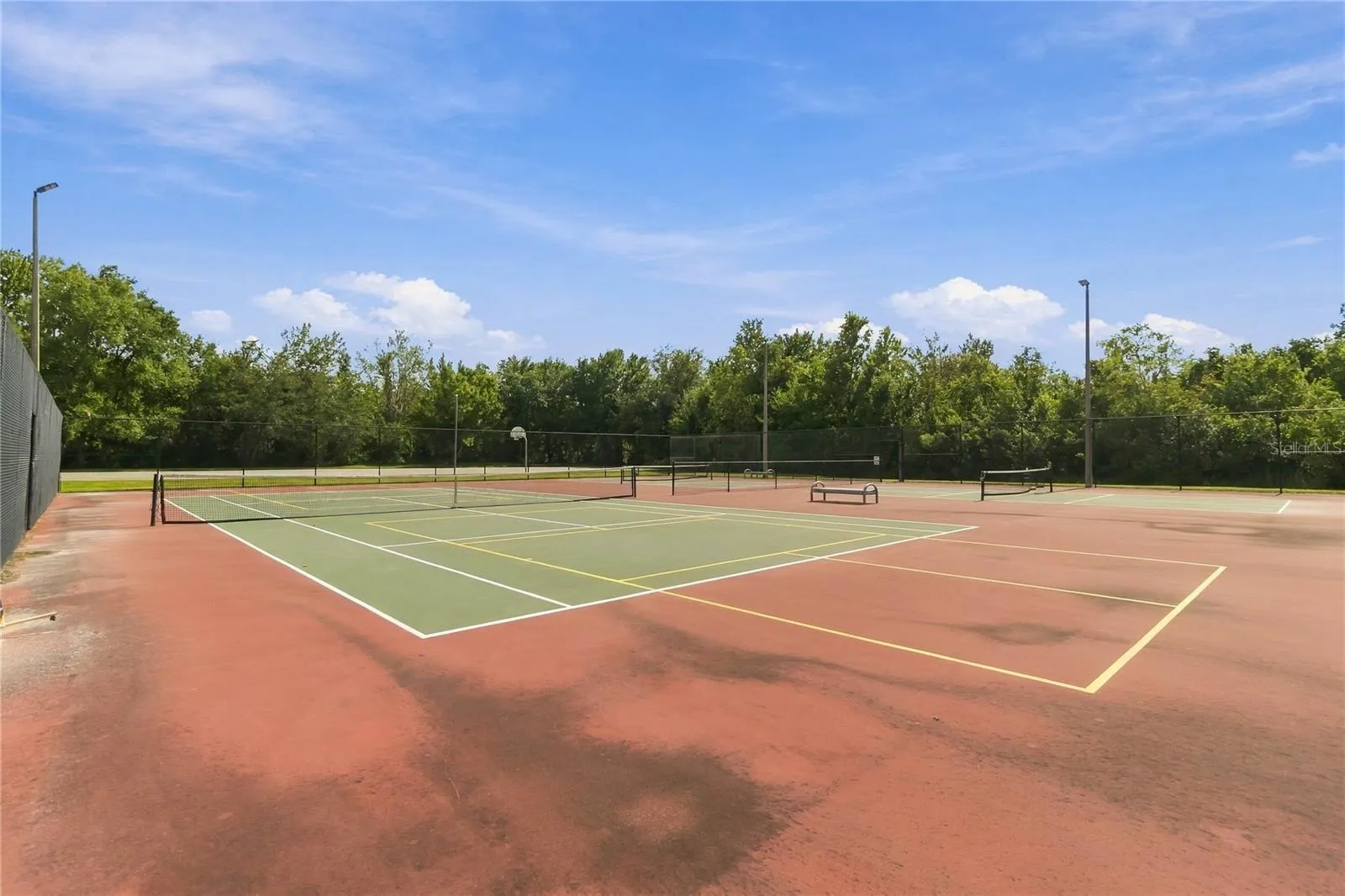Basket ball, Tennis and Pickle Ball courts