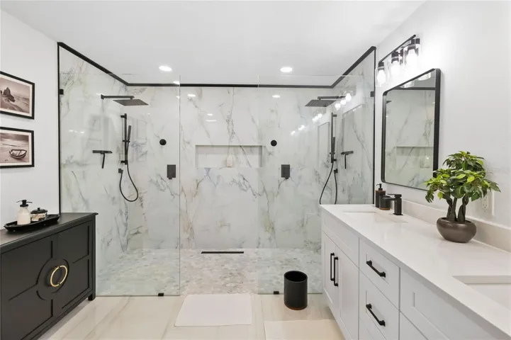 Primary Bathroom with dual shower