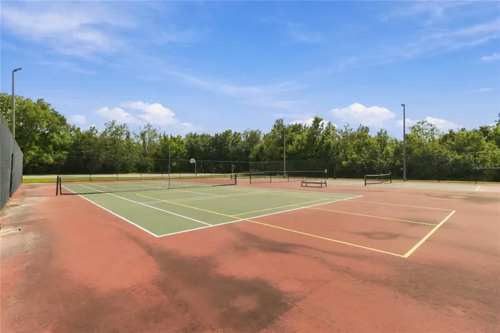 Basket ball, Tennis and Pickle Ball courts