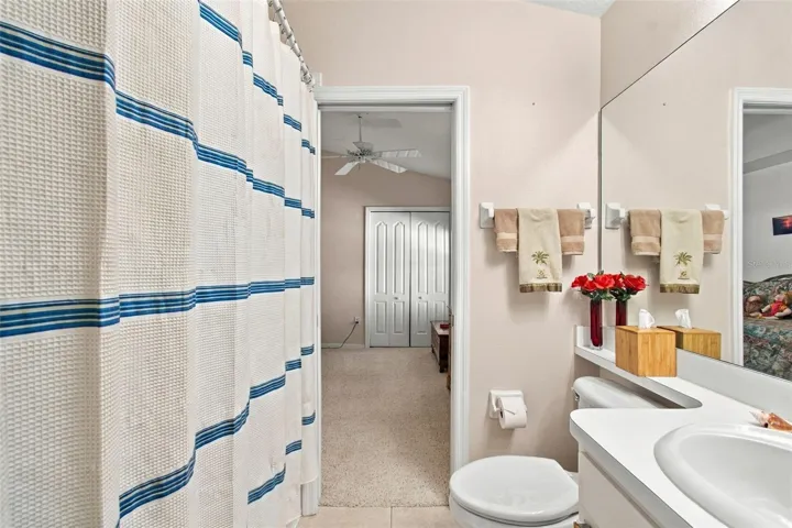 Jack and Jill Bathroom between bedrooms 2 and 3