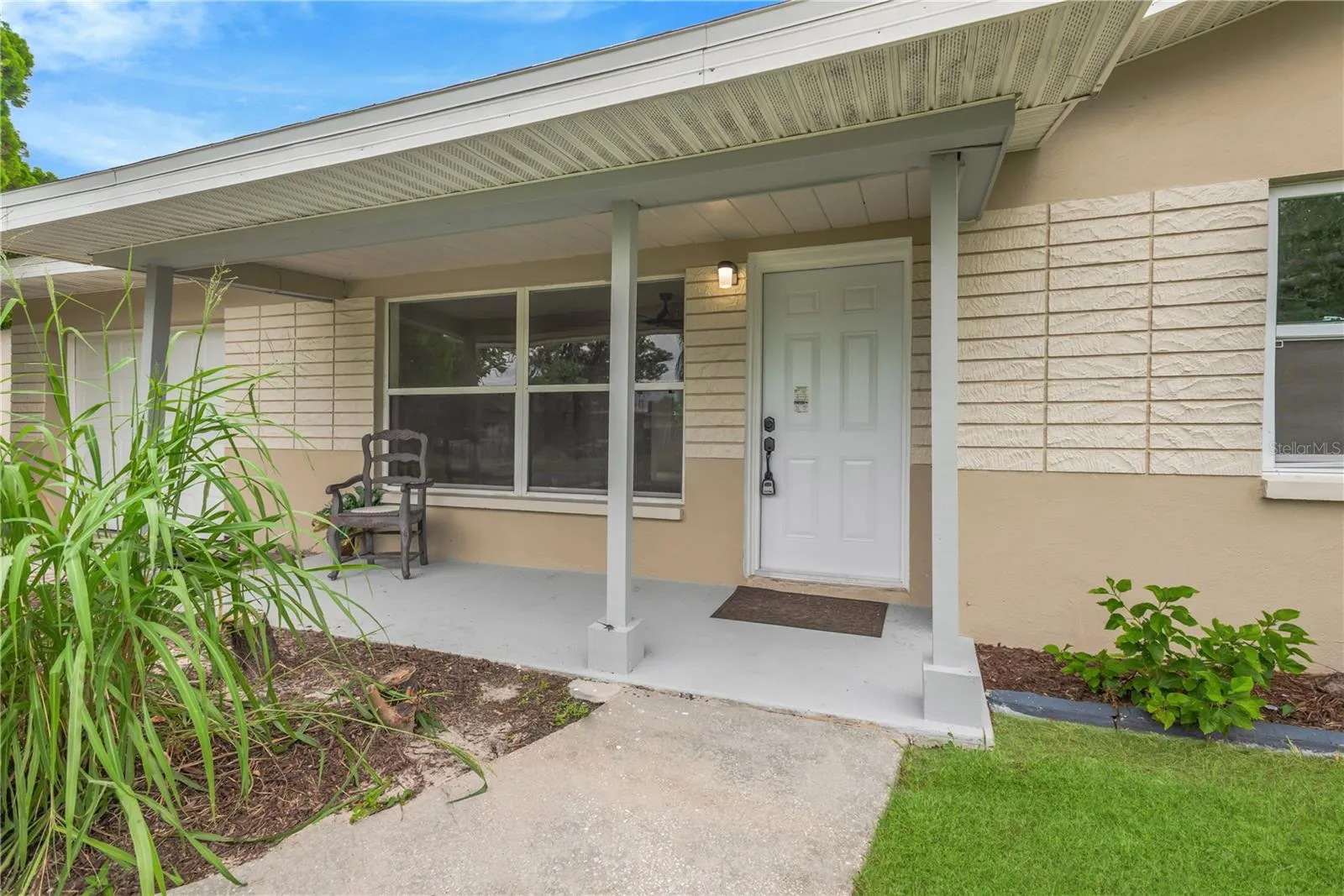 The mid-century modern home combines timeless character and comfort.
