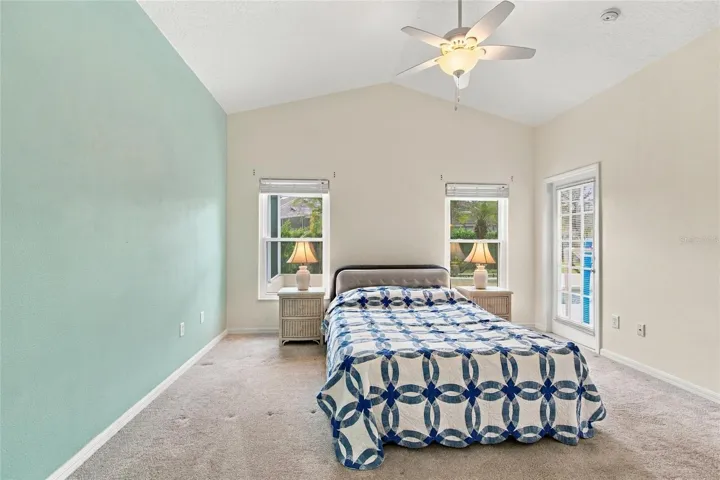 Primary en suite bedroom in back of house