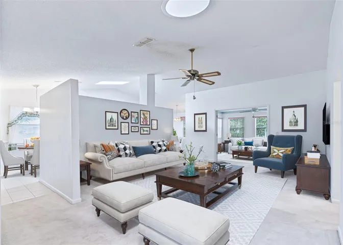 staged living room