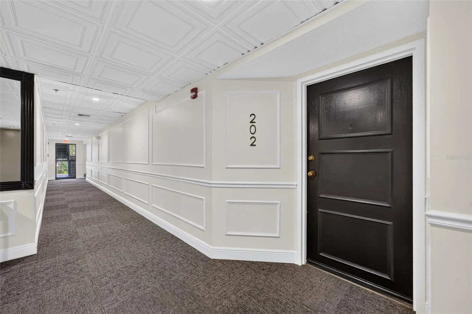 Hallway and Entryway to Unit #202