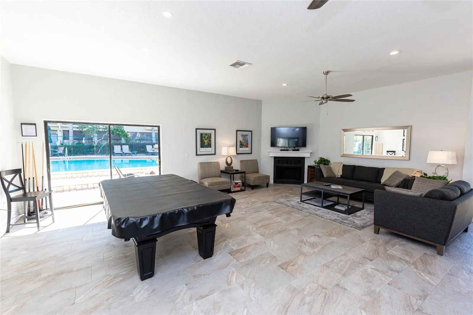 Inside Clubhouse Off The Pool Area