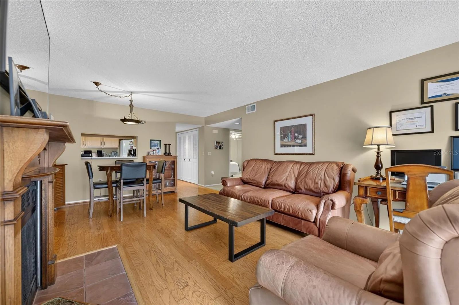 Living Room With Wood Floors